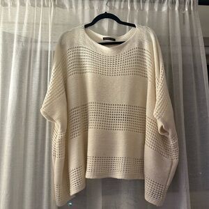 Anthropologie open knit sweater